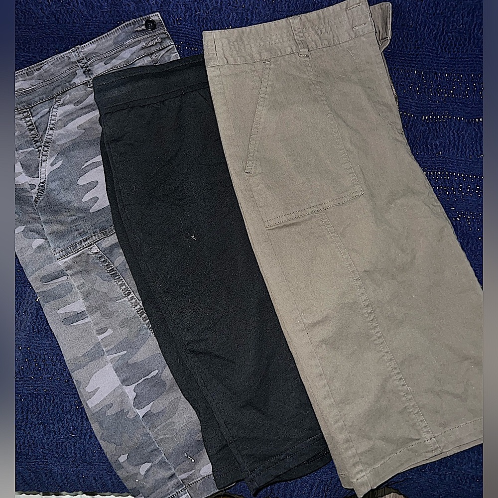 2 Loft skirts - sz 14, 1 cotton black skirt Serra - Large